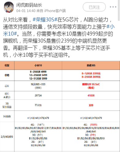 榮耀30S售價2399：首發(fā)麒麟820 5G芯片，性能表現(xiàn)非凡