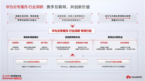 1.3億上云津貼，5大福利，華為云專屬月全面深耕互聯(lián)網(wǎng)行業(yè)