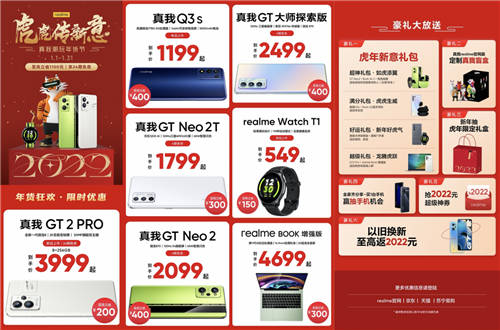 虎虎傳新意！realme真我潮玩年貨節(jié)購(gòu)機(jī)至高立省1100元