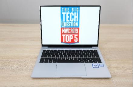 華為MateBook 14實力當(dāng)選“MWC 2019最佳筆記本”