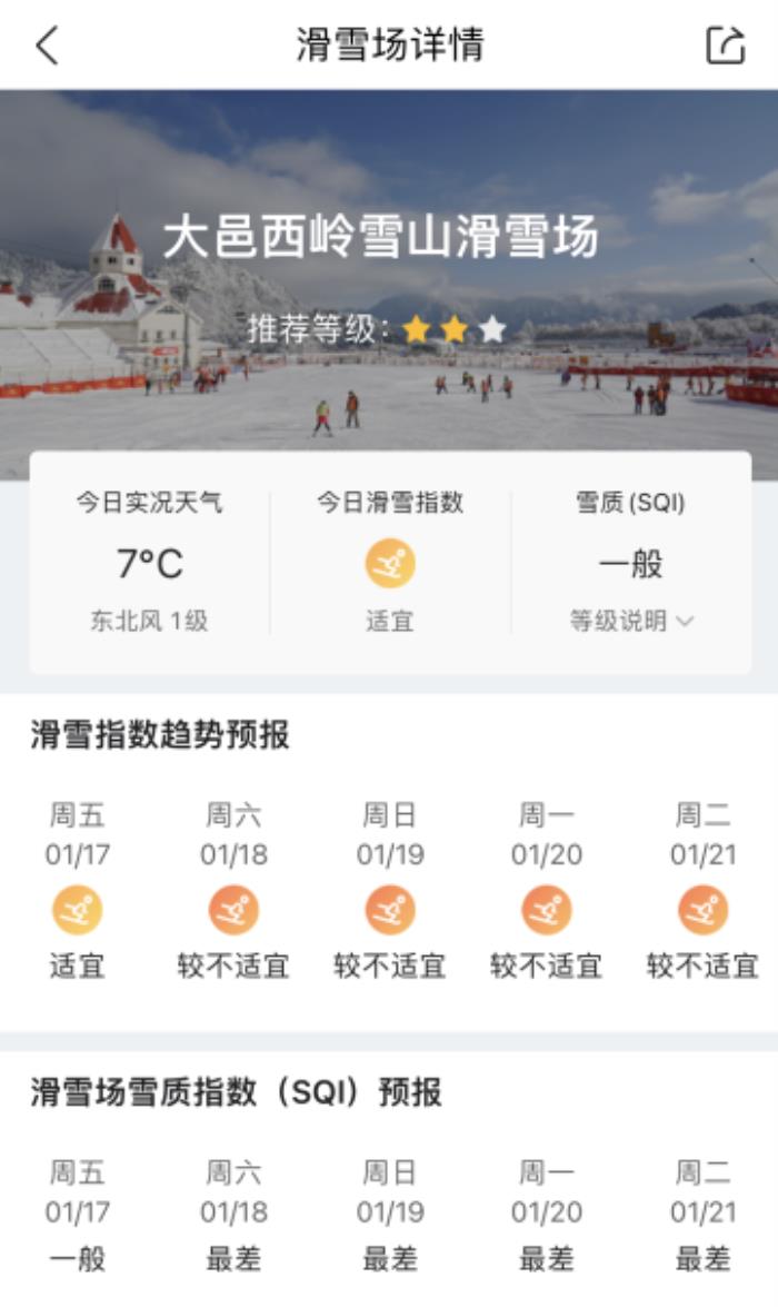 春節(jié)長假去哪滑雪？這份墨跡天氣滑雪場清單請收好！